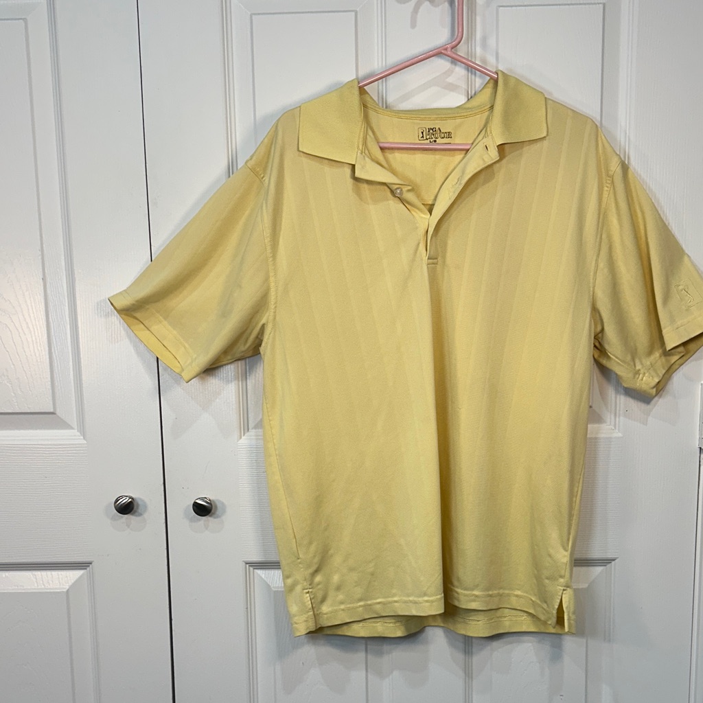 Cubavera Light Yellow Polo Shirt